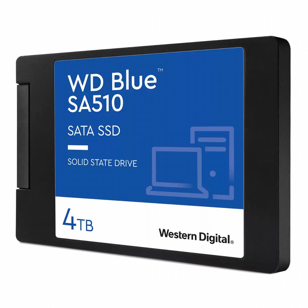Western Digital Blue SA510 | 4TB SATA SSD | 2.5'' | 560MB/s Lezen | 520MB/s Schrijven - Matmuis